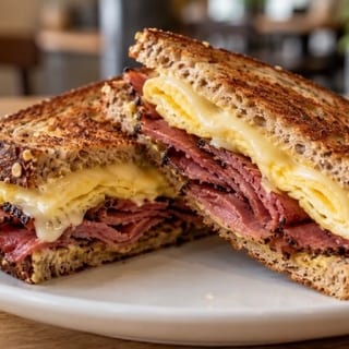 Pastrami Breakfast Sandwich