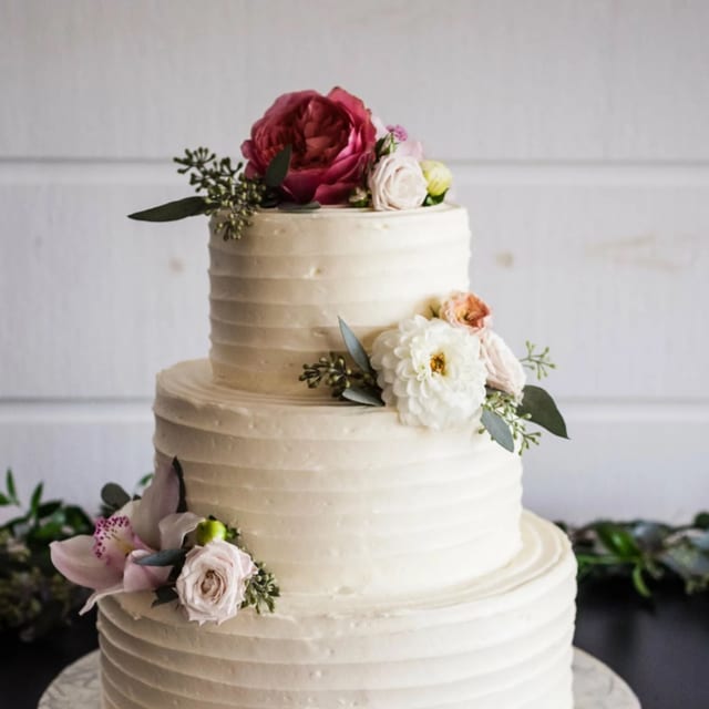 Raspberry Marquis Weeding Cake - $8.99 per person starting 45 people.