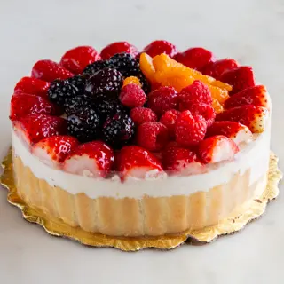 Fruit Bavarian Cake