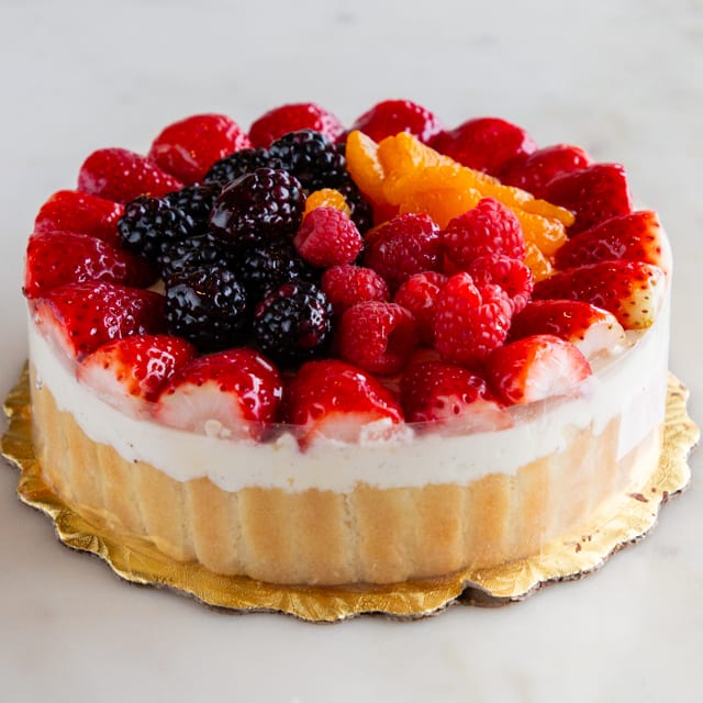 Fruit Bavarian Cake.