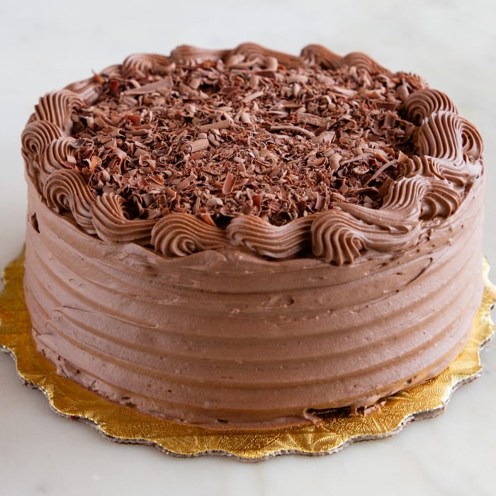 Yellow Cake with Chocolate Buttercream.