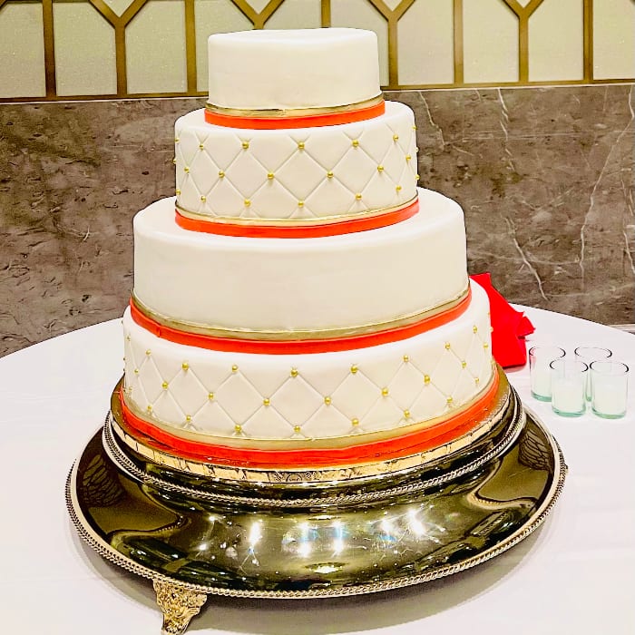 Tiramisu Weeding Cake - $8.99 per person starting 45 people.