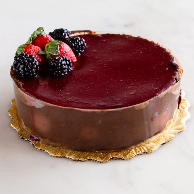 Raspberry Marquis Cake.